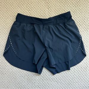 NWOT Lululemon Fast & Free Reflective High-Rise Shorts 3”, True Navy, 6